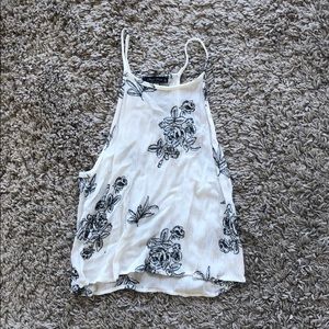 Tank top Blouse with Roses
